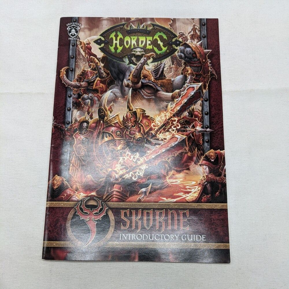 Privateer Press Hordes Skorne Introductory Guide Booklet